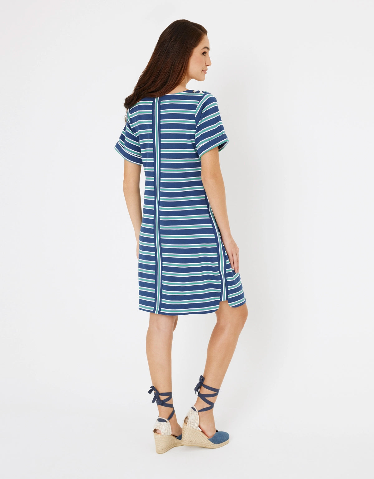 Vestido Corto Rayas - Marini