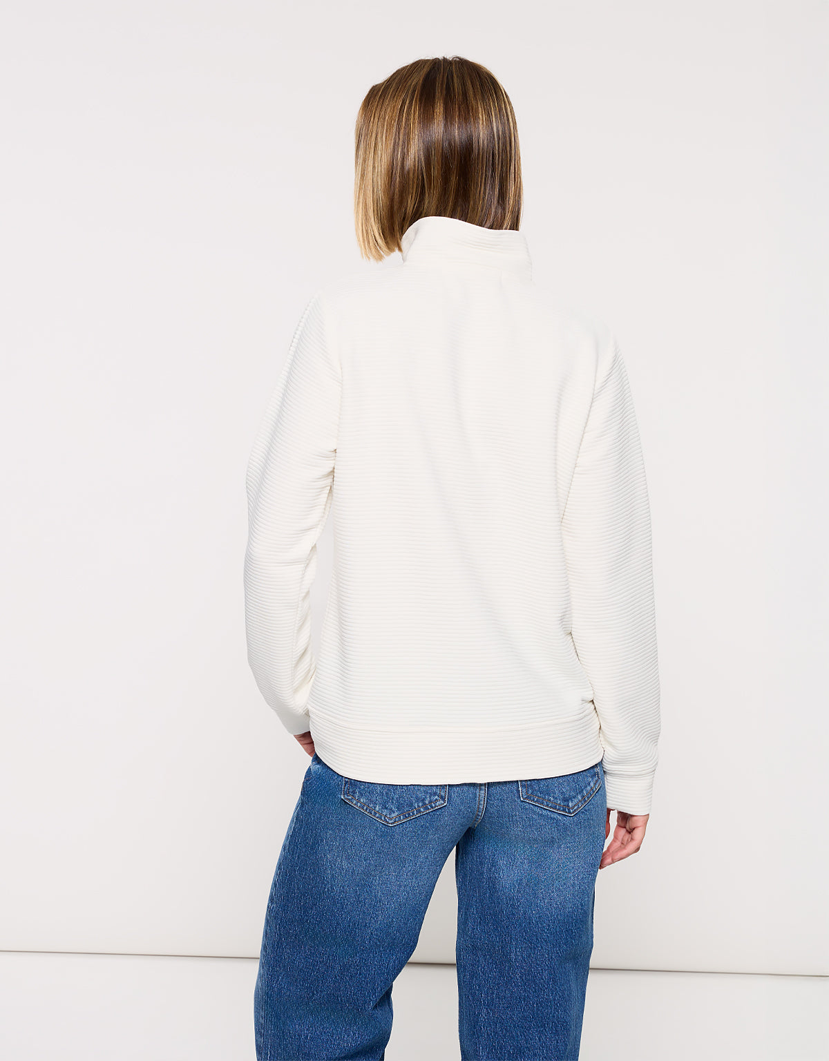 Chaqueta Cremallera Blanco - Tigia 4