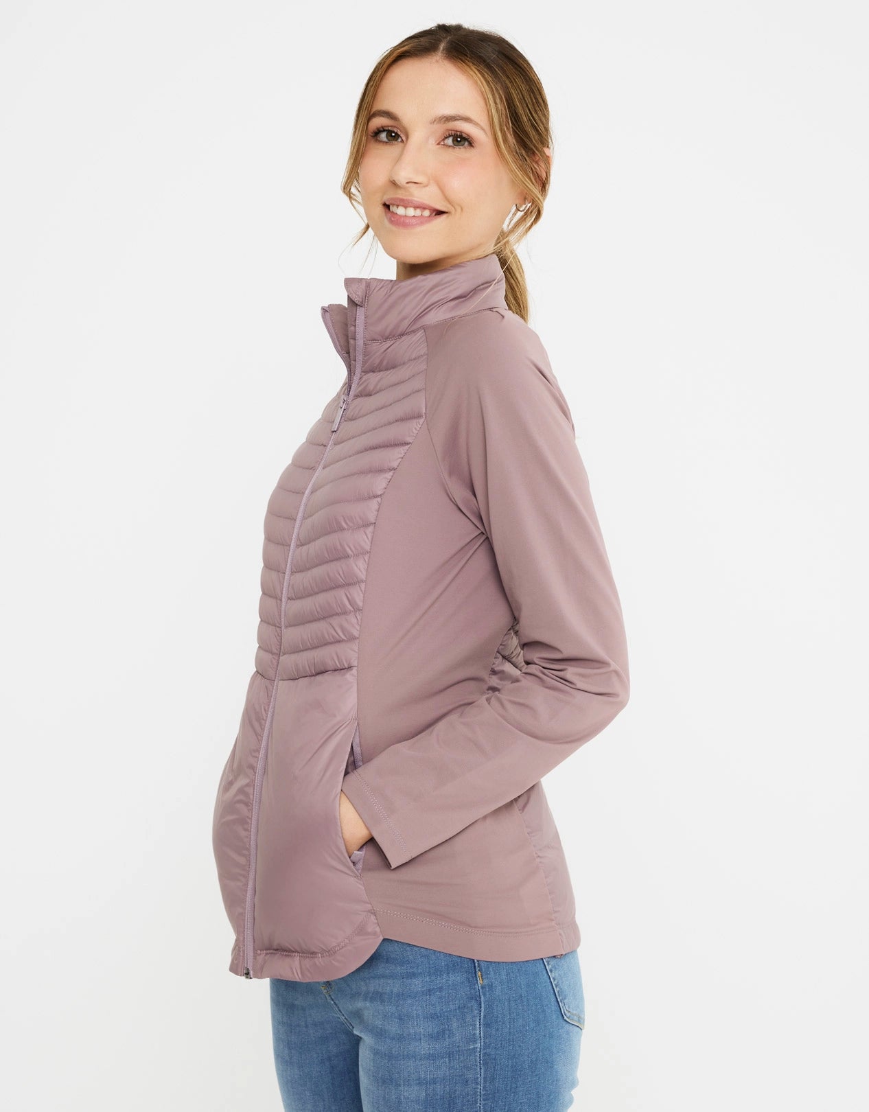 Chaqueta Acolchada Rosa - Efeba