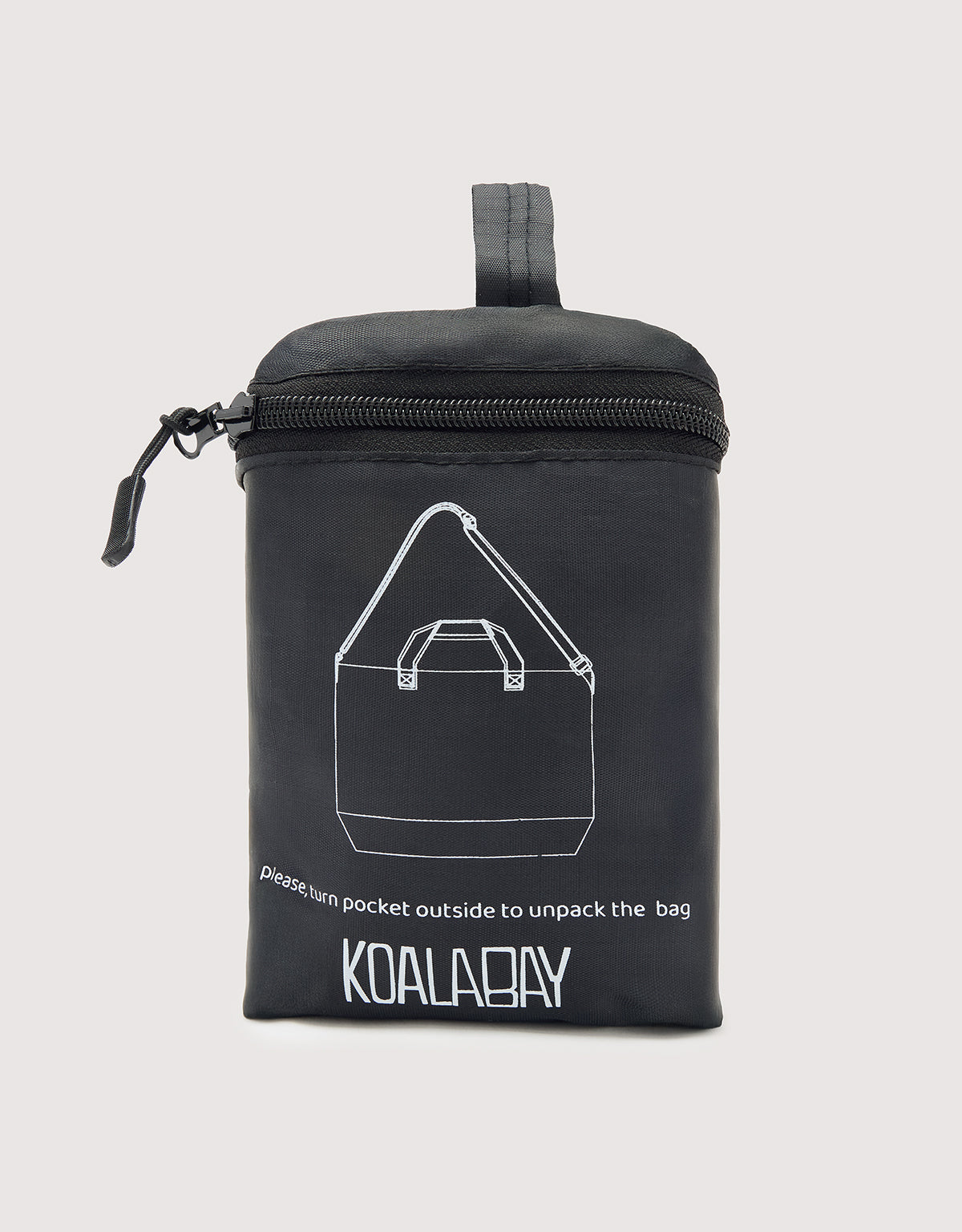 Shopping Bag Plegable Negro - Martinica 3