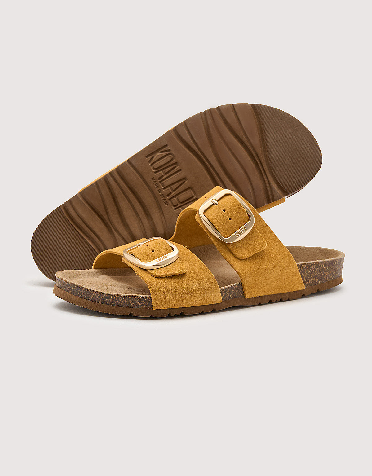 Sandalia Bio Hebilla Mostaza - Emerald