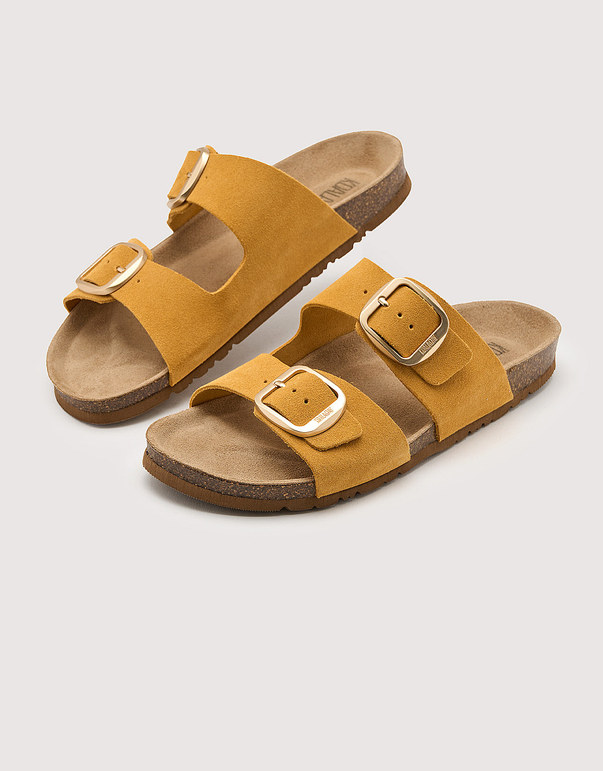 Sandalia Bio Hebilla Mostaza - Emerald