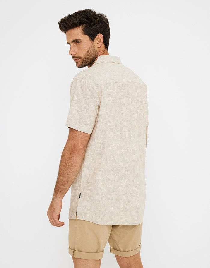 Camisa Manga Corta Lisa - Antiocco