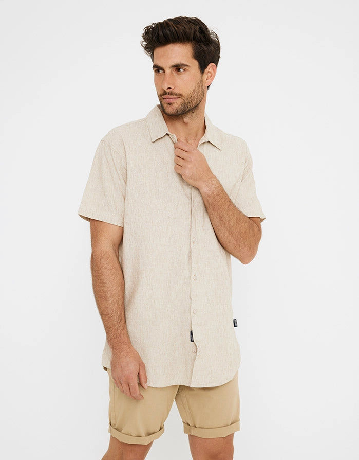 Camisa Manga Corta Lisa - Antiocco