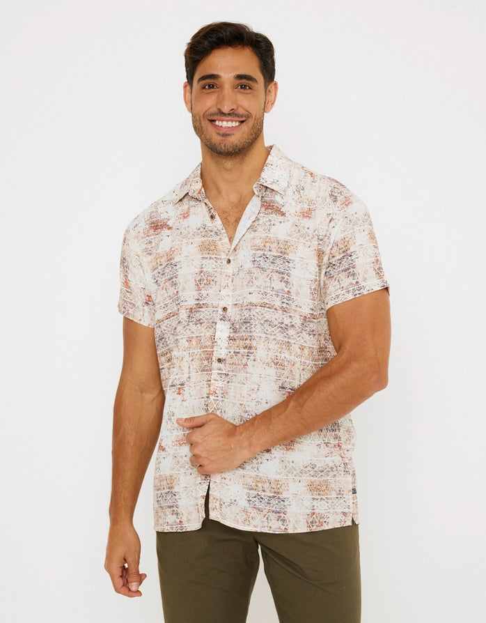 Camisa Manga Corta Multicolor - Marettimo