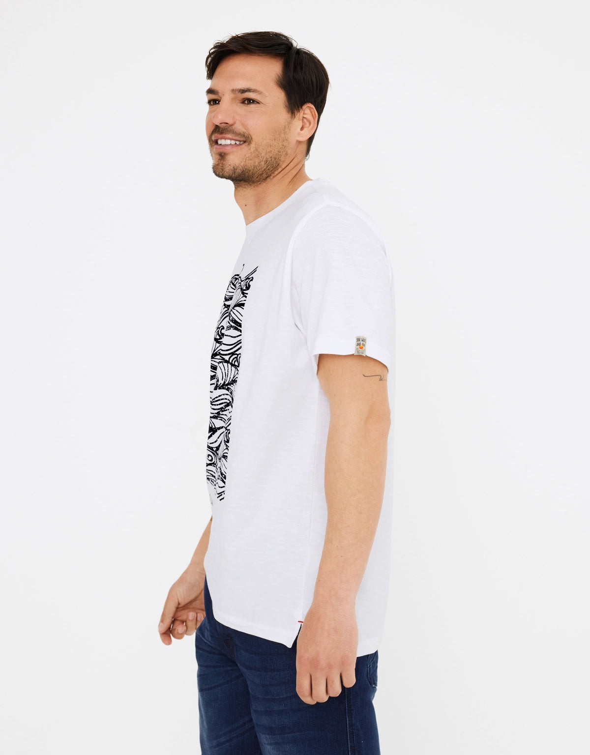 Camiseta Manga Corta Estampada - Atrani