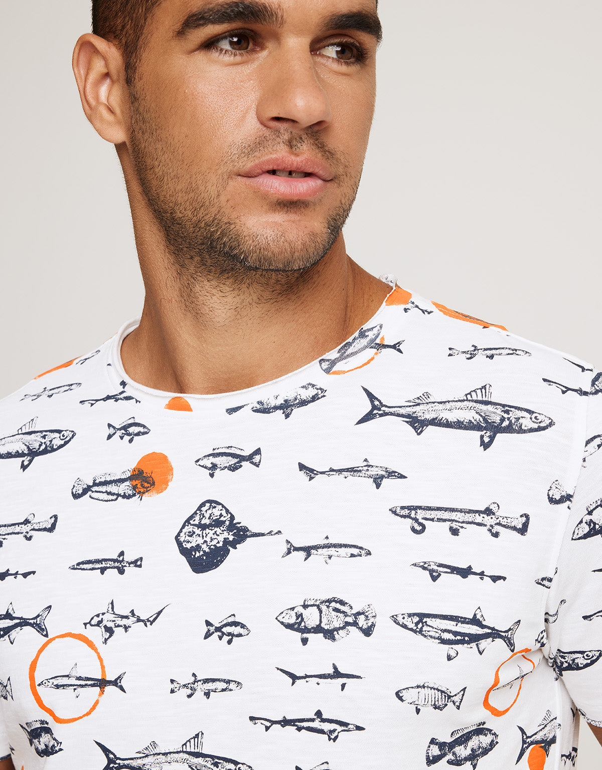 Camiseta Manga Corta Peces - Pakumani