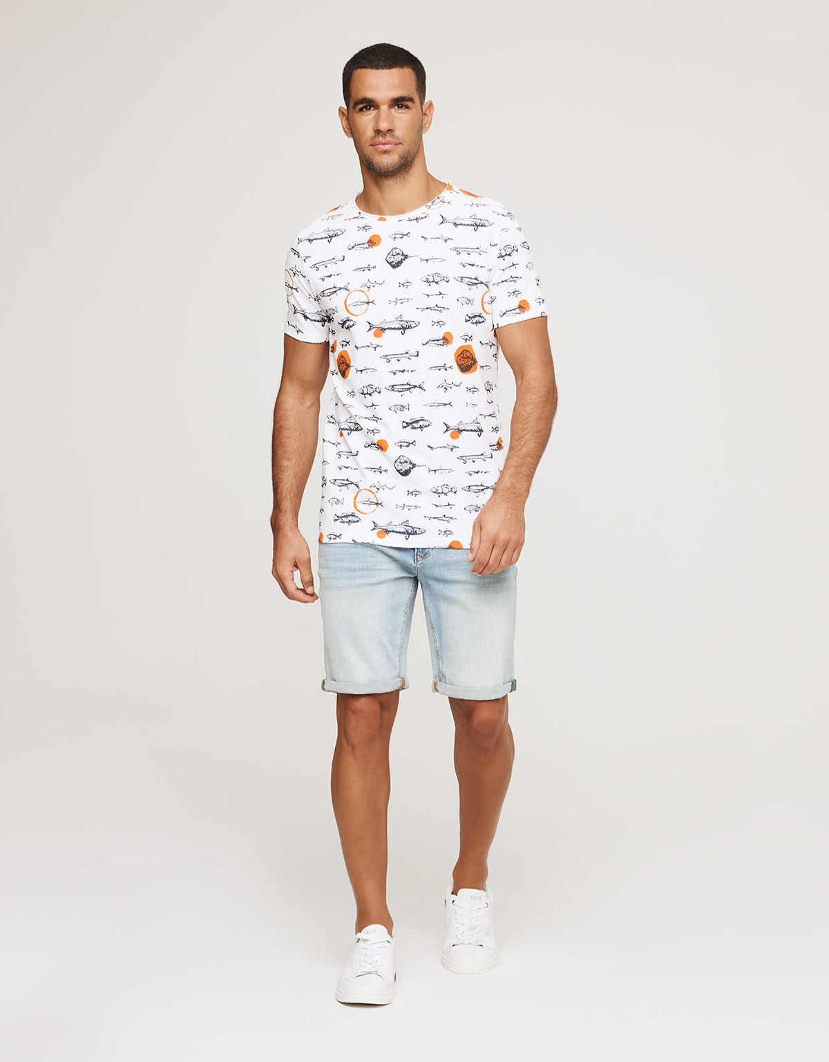 Camiseta Manga Corta Peces - Pakumani