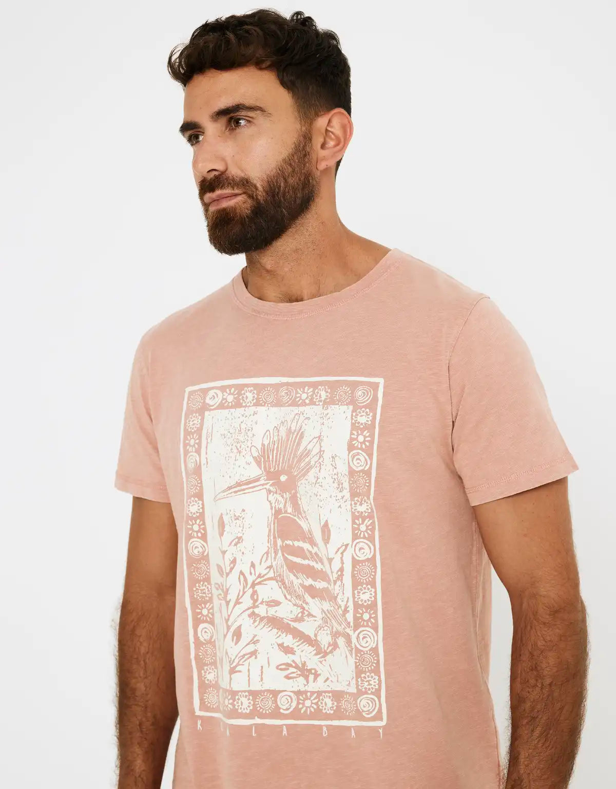 Camiseta Manga Corta Algodón Rosa - Bodhi 4