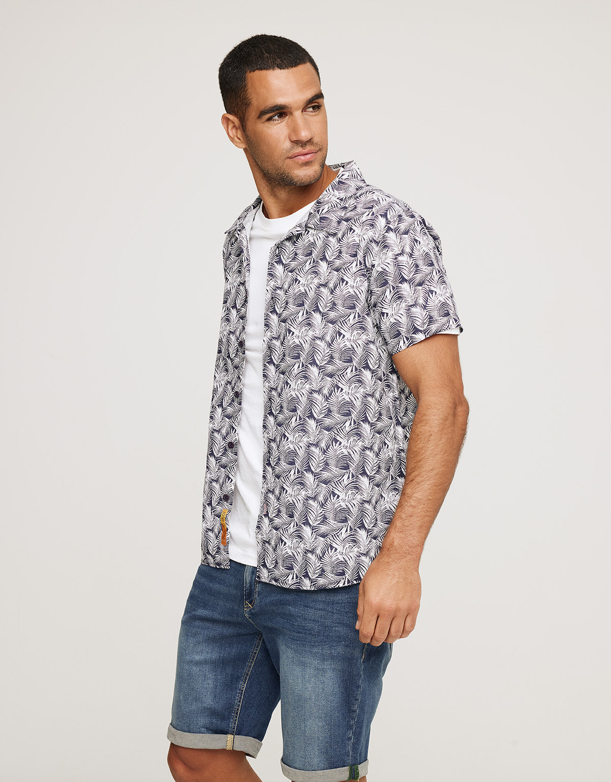 Camisa Manga Corta Azul Marino - Yarrow