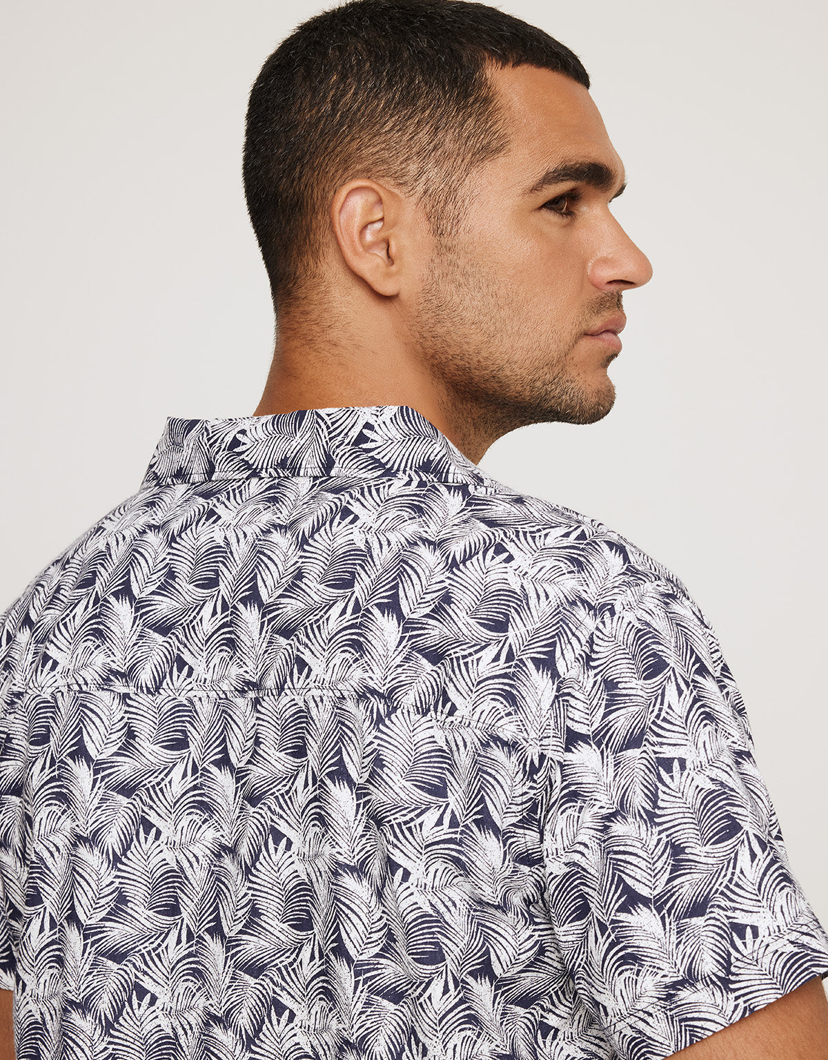 Camisa Manga Corta Azul Marino - Yarrow