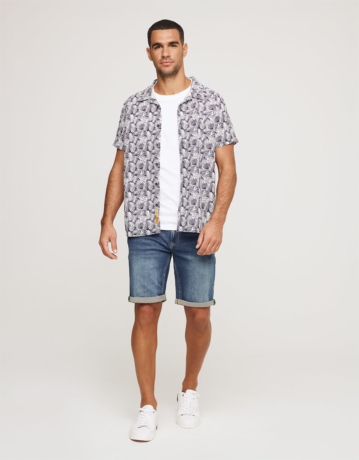 Camisa Manga Corta Azul Marino - Yarrow