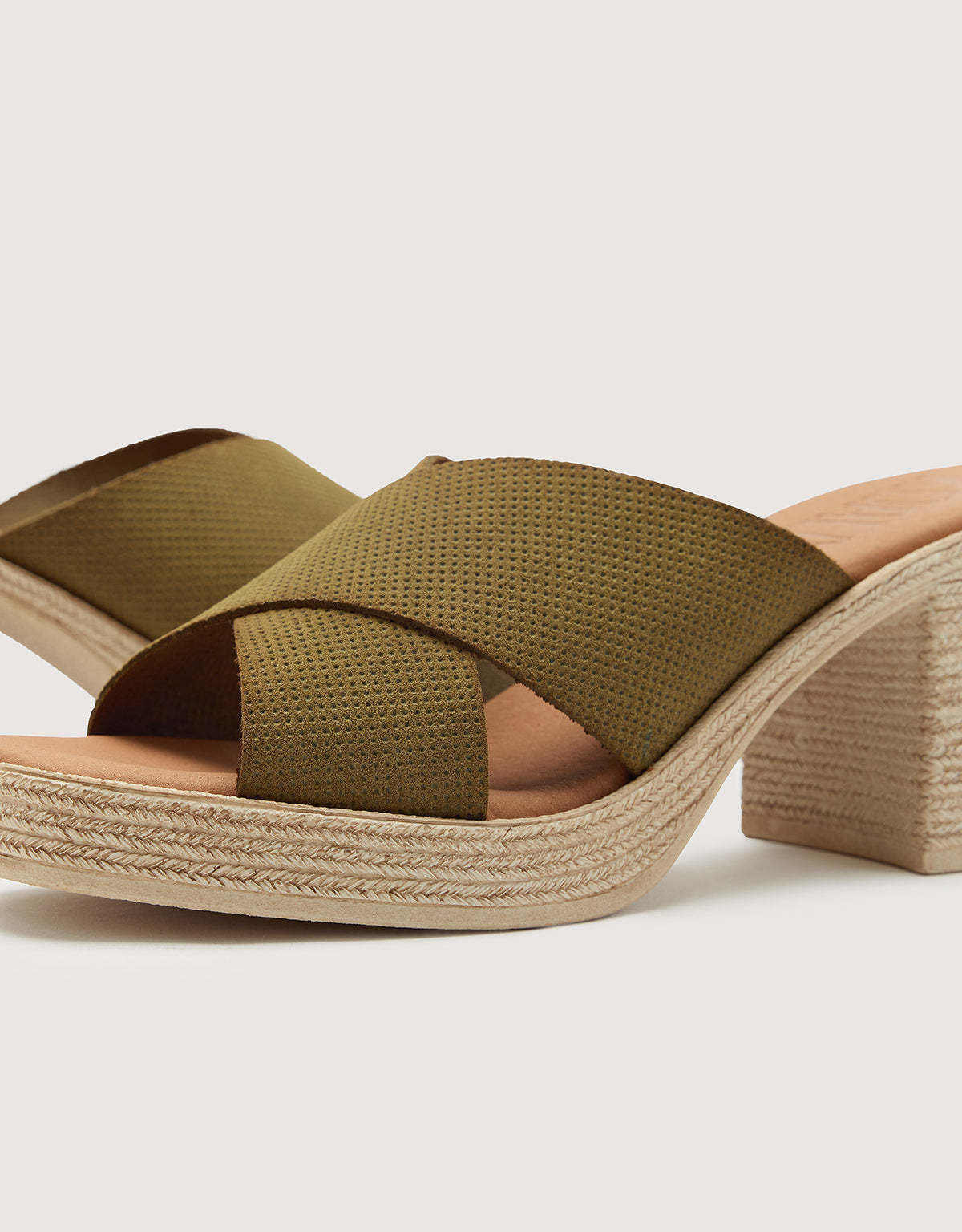 Sandalia Tacón Caqui - Marty 3