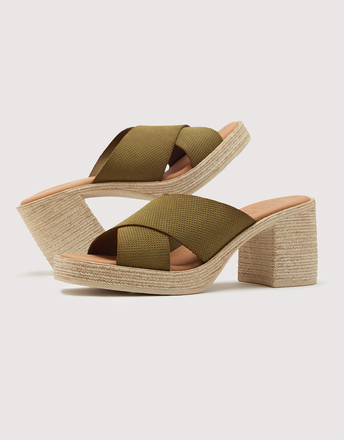 Sandalia Tacón Caqui - Marty 4