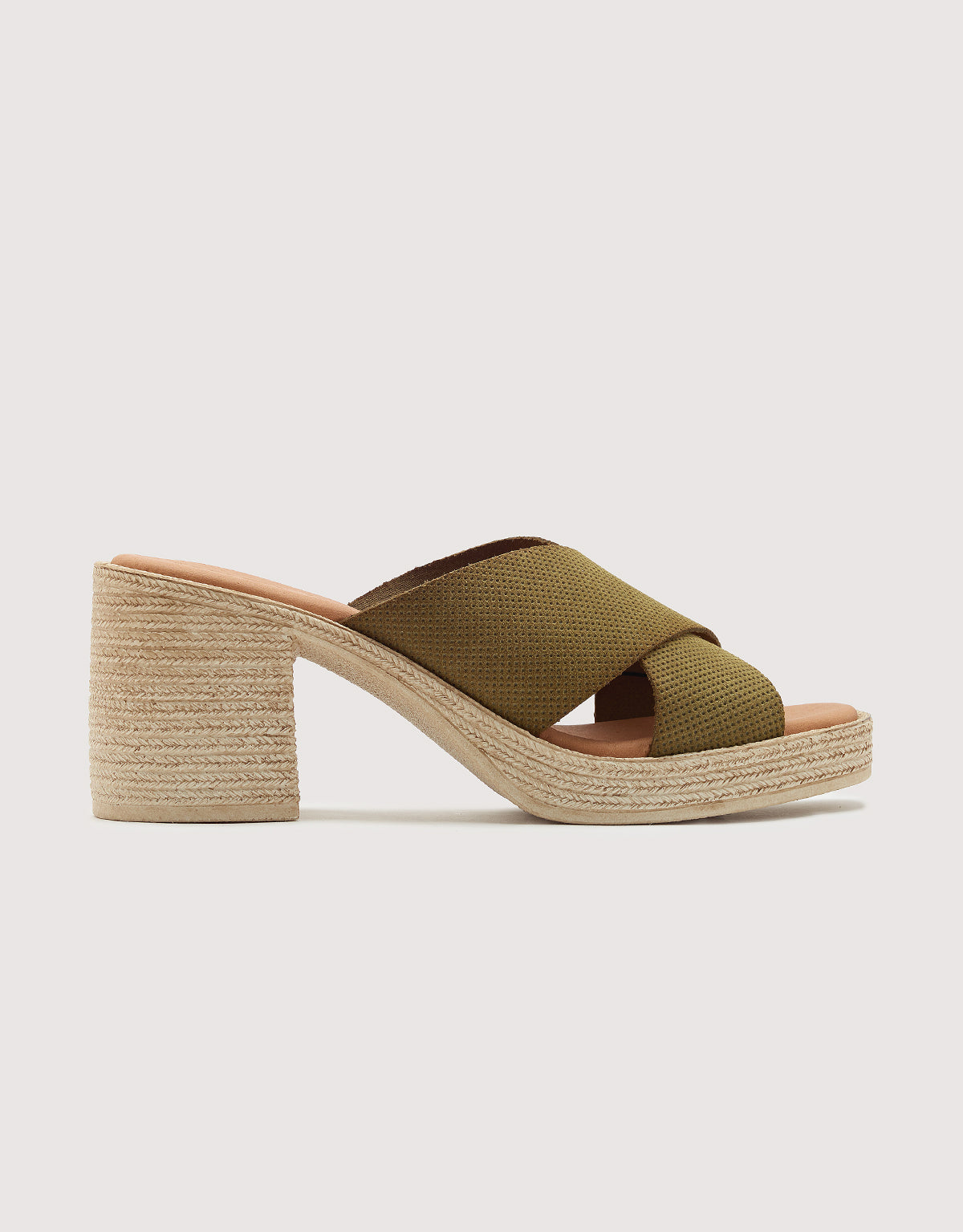 Sandalia Tacón Caqui - Marty