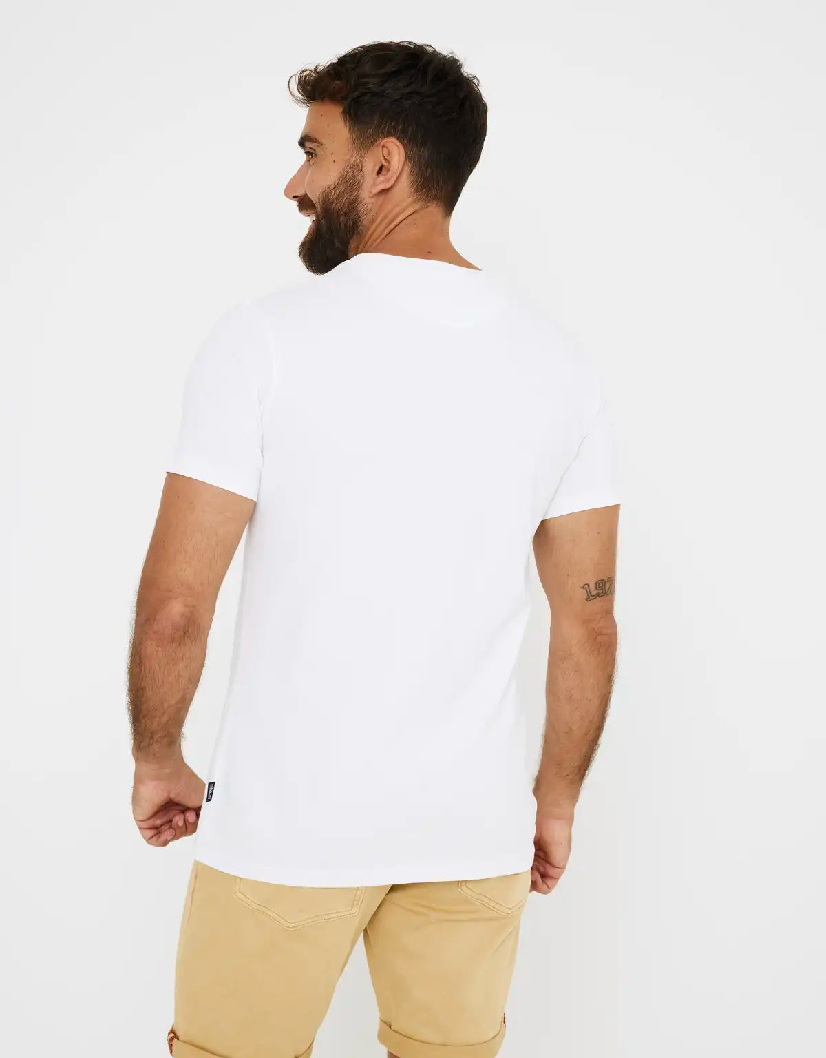 Camiseta Manga Corta Bordado Bolsillo - Barrol