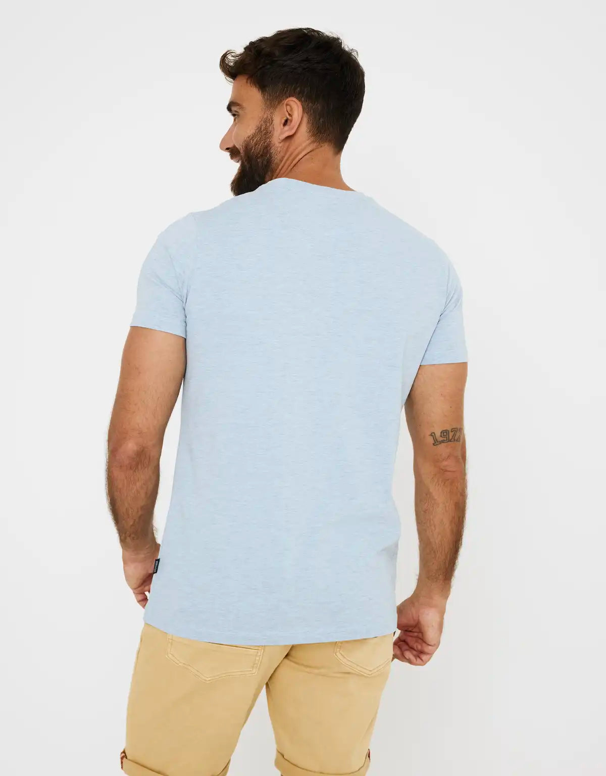 Camiseta Manga Corta Bordado Bolsillo - Barrol