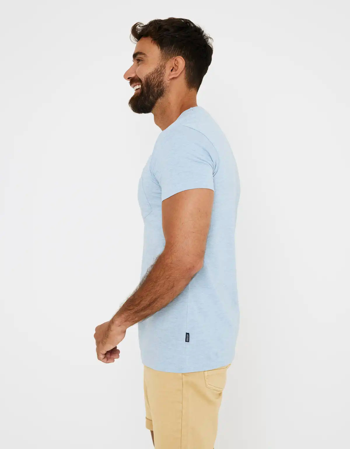 Camiseta Manga Corta Bordado Bolsillo - Barrol