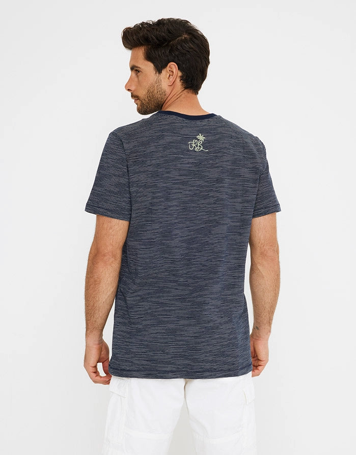 Camiseta Manga Corta Rayas - Hudson