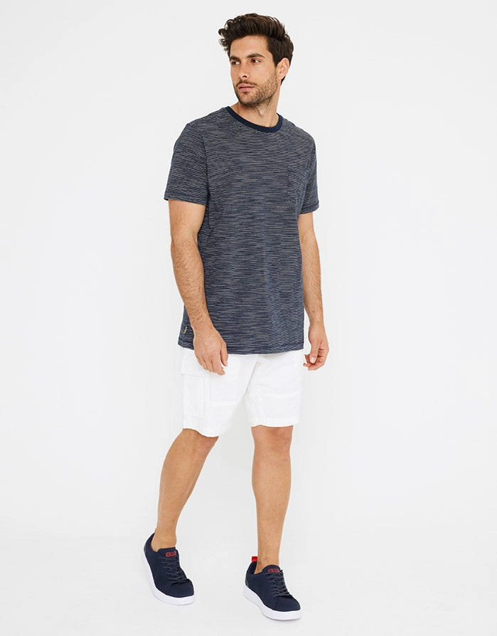 Camiseta Manga Corta Rayas - Hudson