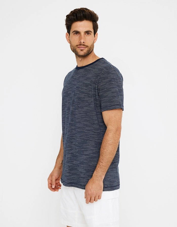 Camiseta Manga Corta Rayas - Hudson