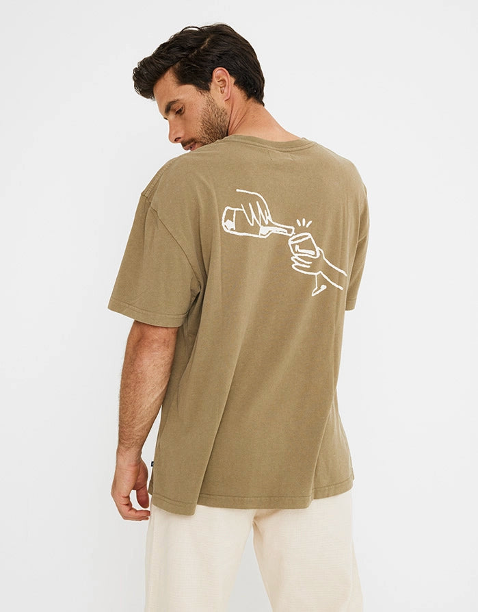 Camiseta Manga Corta Verde - Fonz