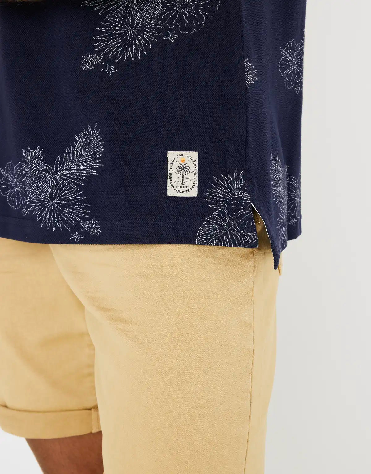 Polo Manga Corta Estampado - Pakiri