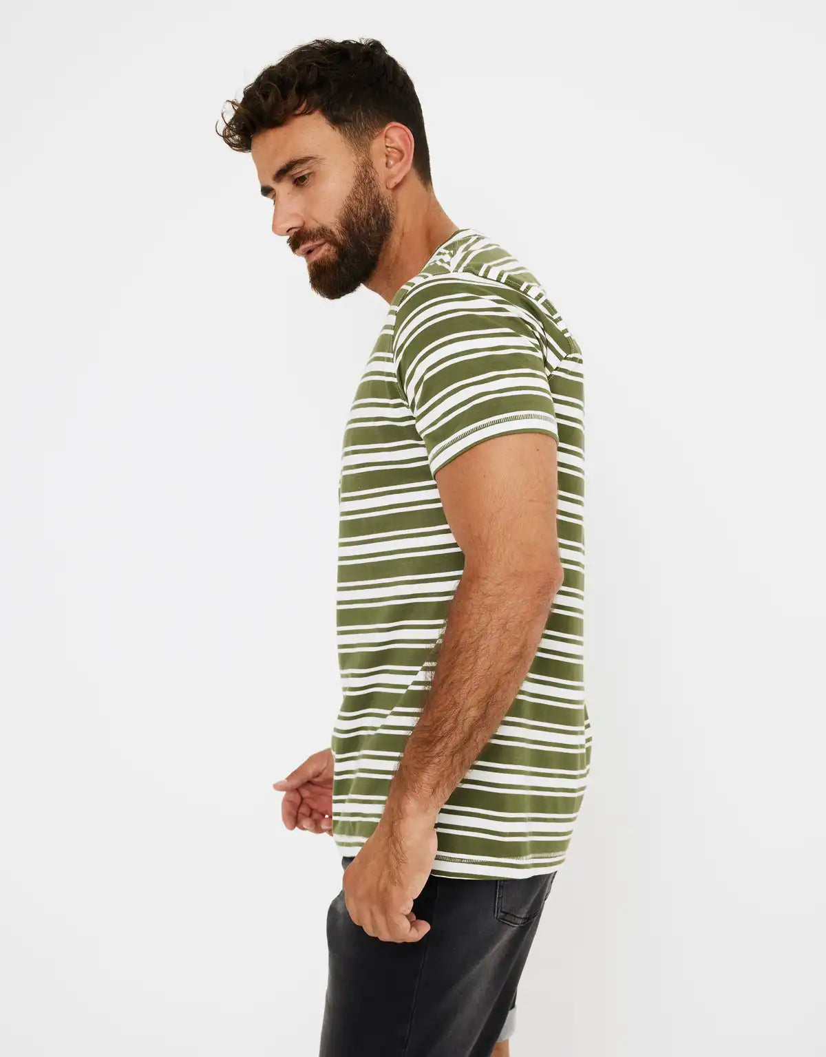 Camiseta Manga Corta Rayas - Hari 3