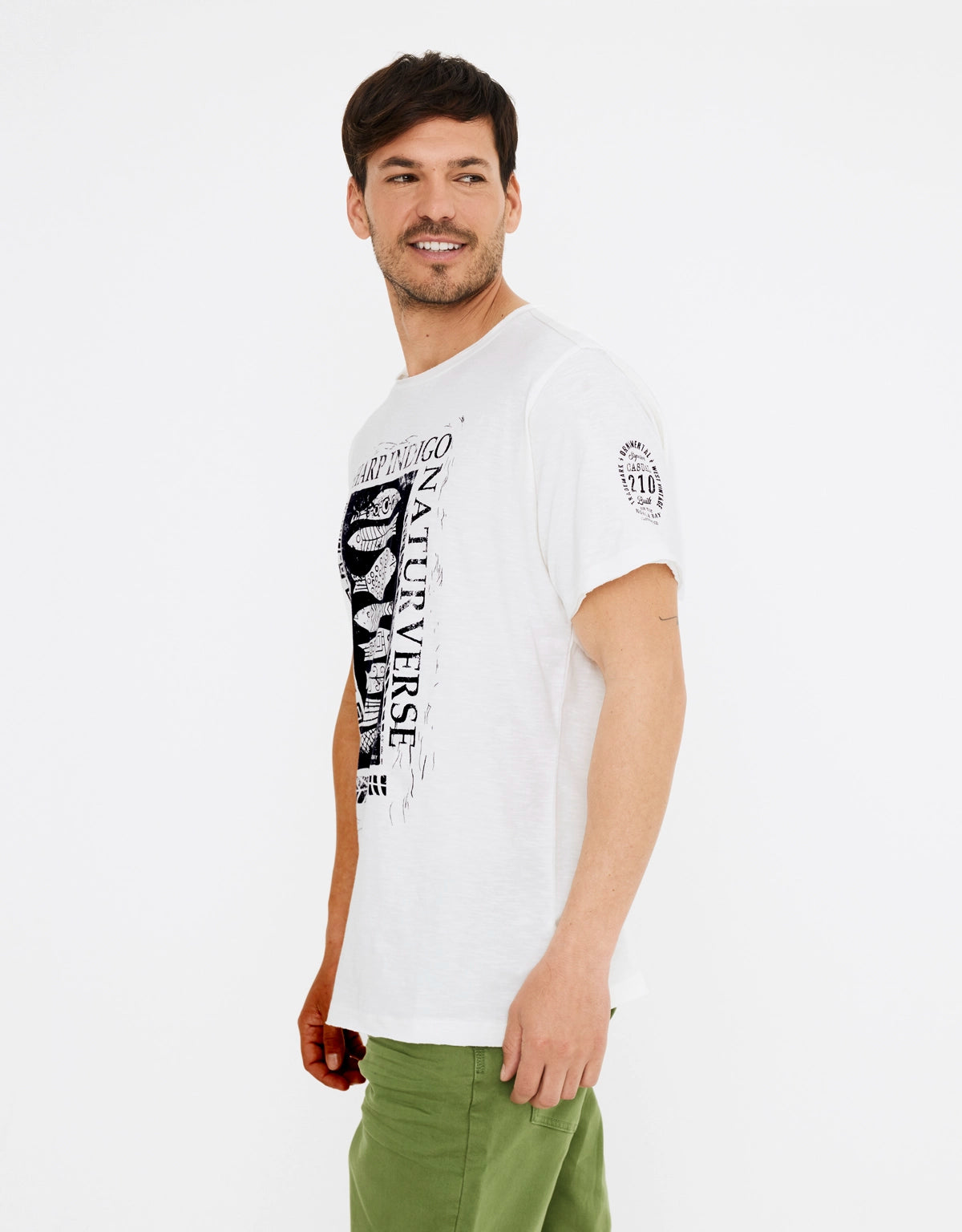 Camiseta Manga Corta Blanco - Sharpe