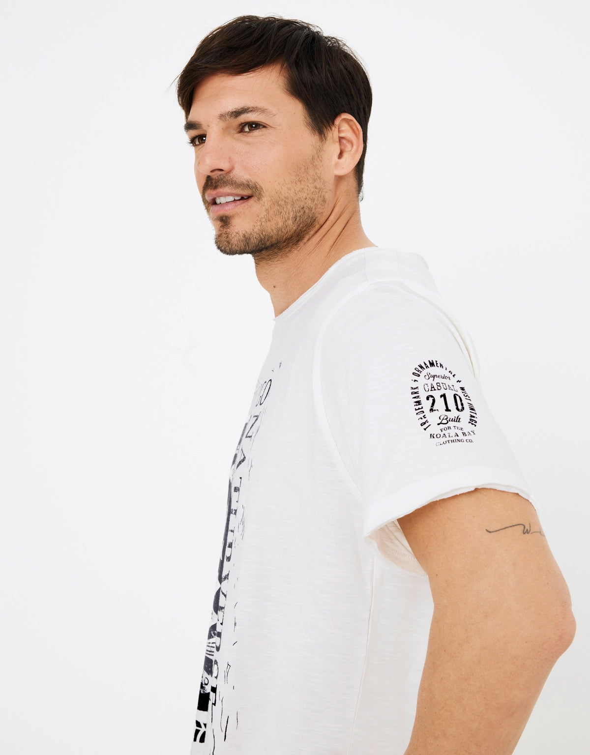 Camiseta Manga Corta Blanco - Sharpe