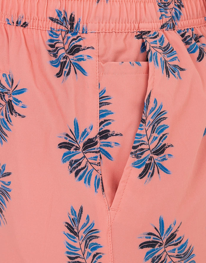 Short de bain régulier avec imprimé - Palmier