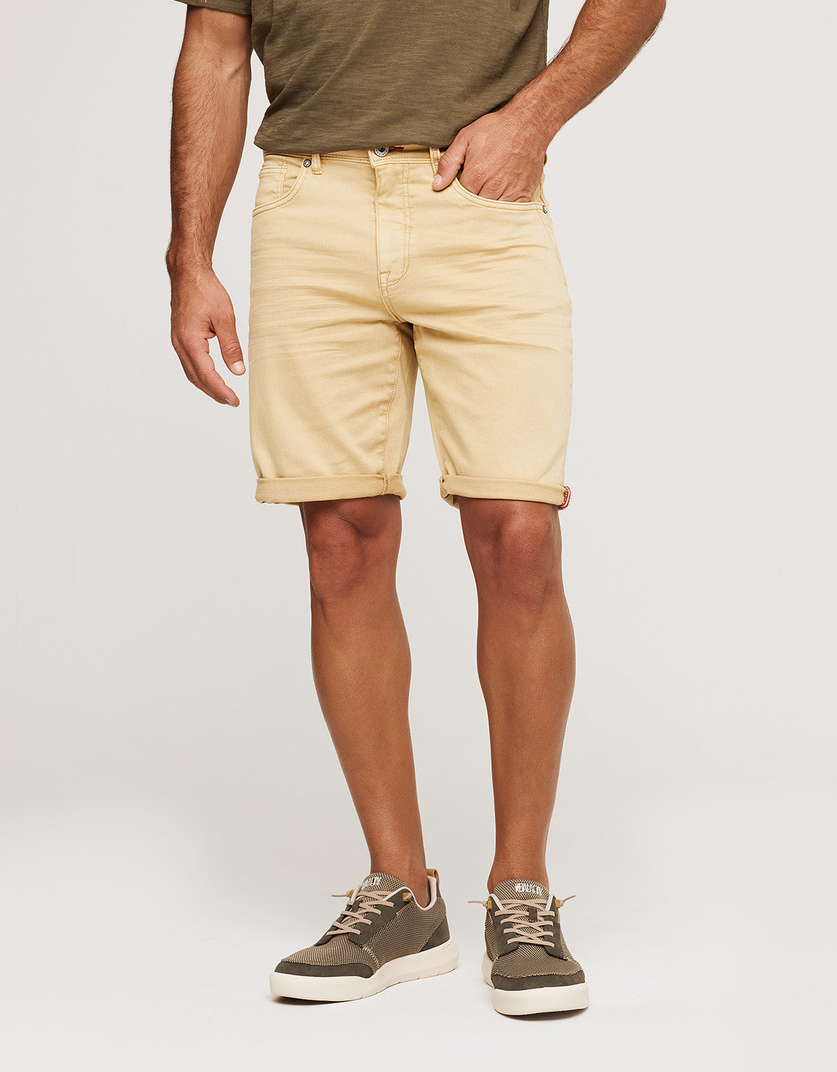 Bermuda Denim Camel - Palm Beach