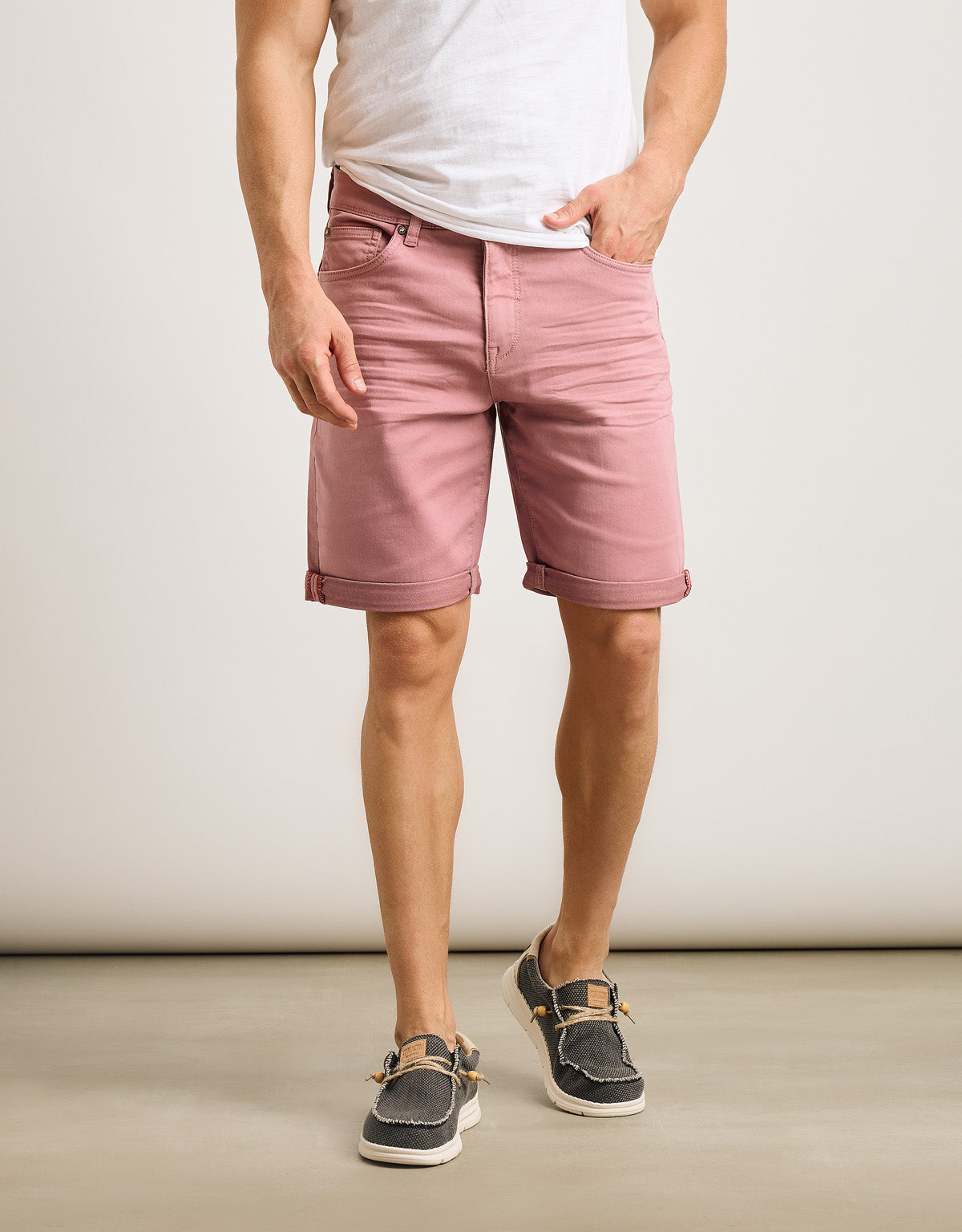 Bermuda Denim Rosa Ceniza - Palm Beach