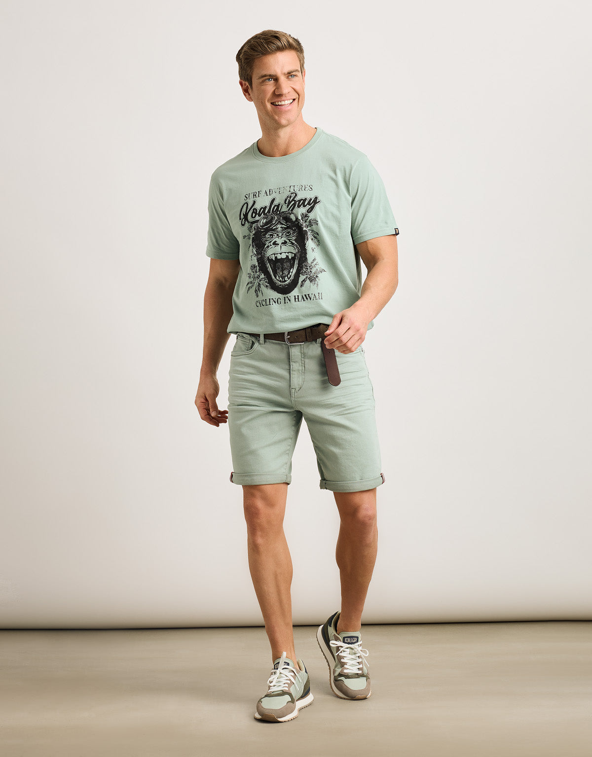 Bermuda Denim Menta - Palm Beach