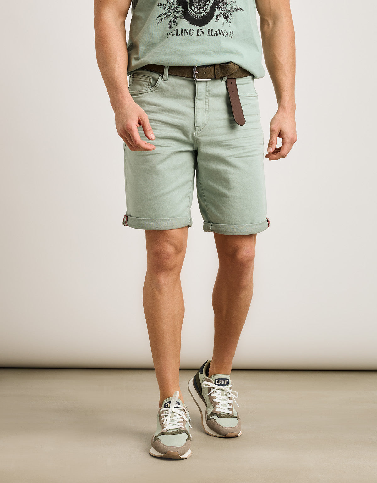 Bermuda Denim Menta - Palm Beach