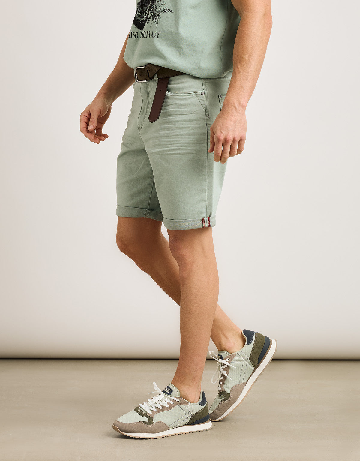 Bermuda Denim Menta - Palm Beach