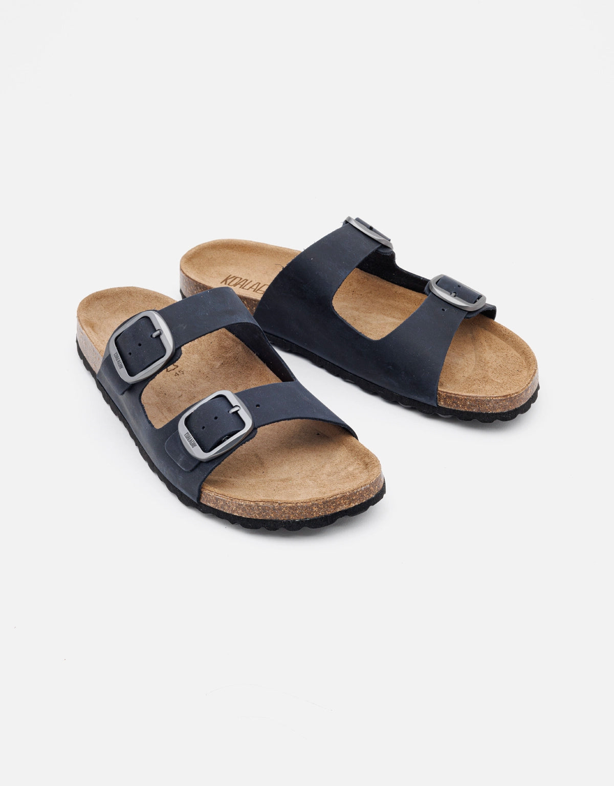 Sandalia bio piel azul marino 5