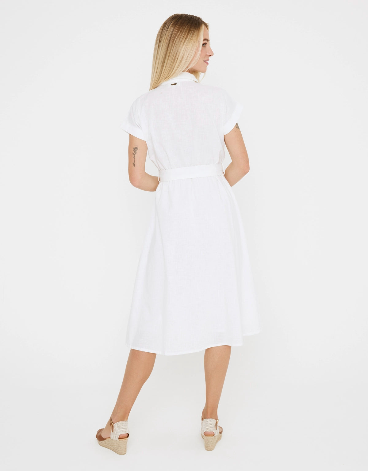 Vestido Midi Cuello Camisa - Karin