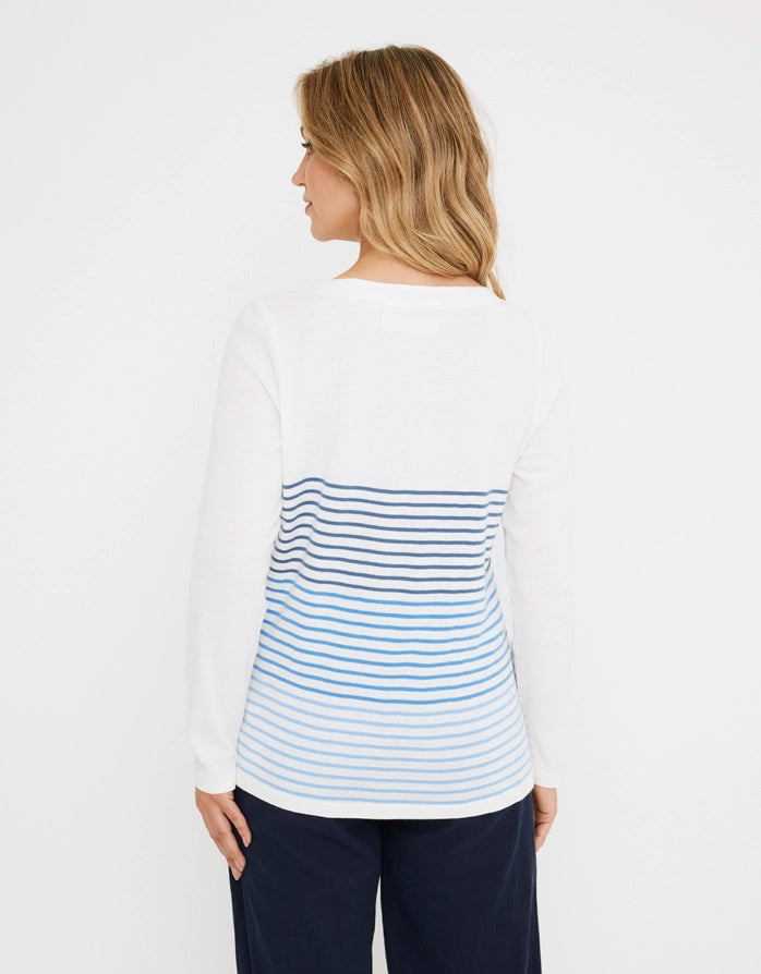 Camiseta Manga Larga Azul - Ryana