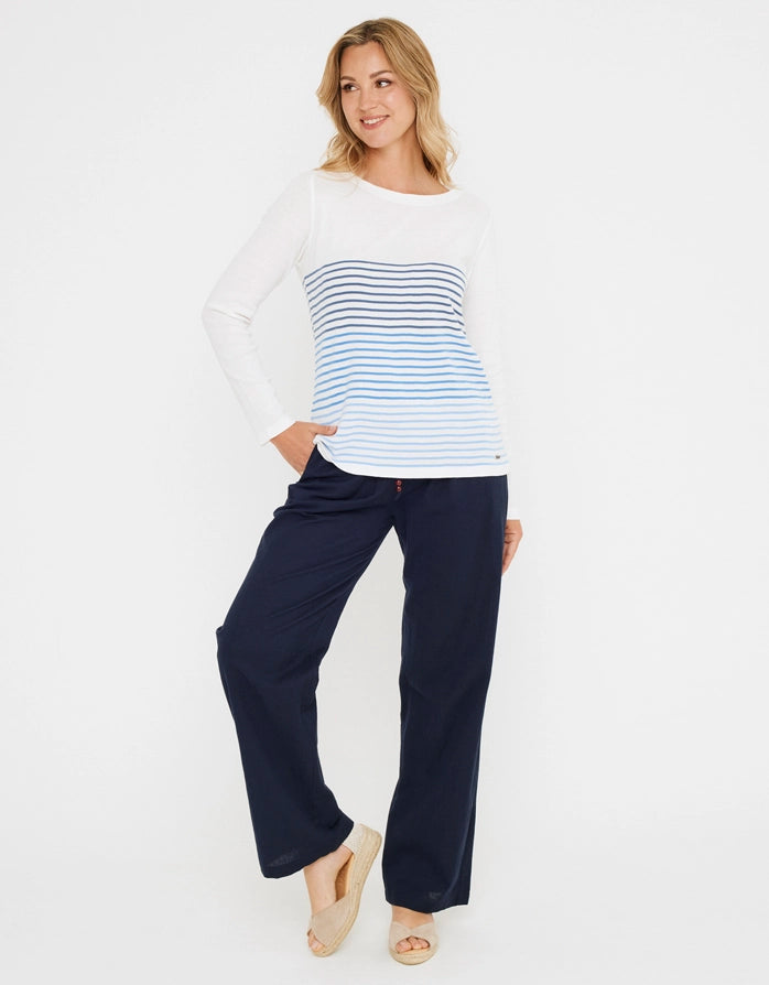 Camiseta Manga Larga Azul - Ryana