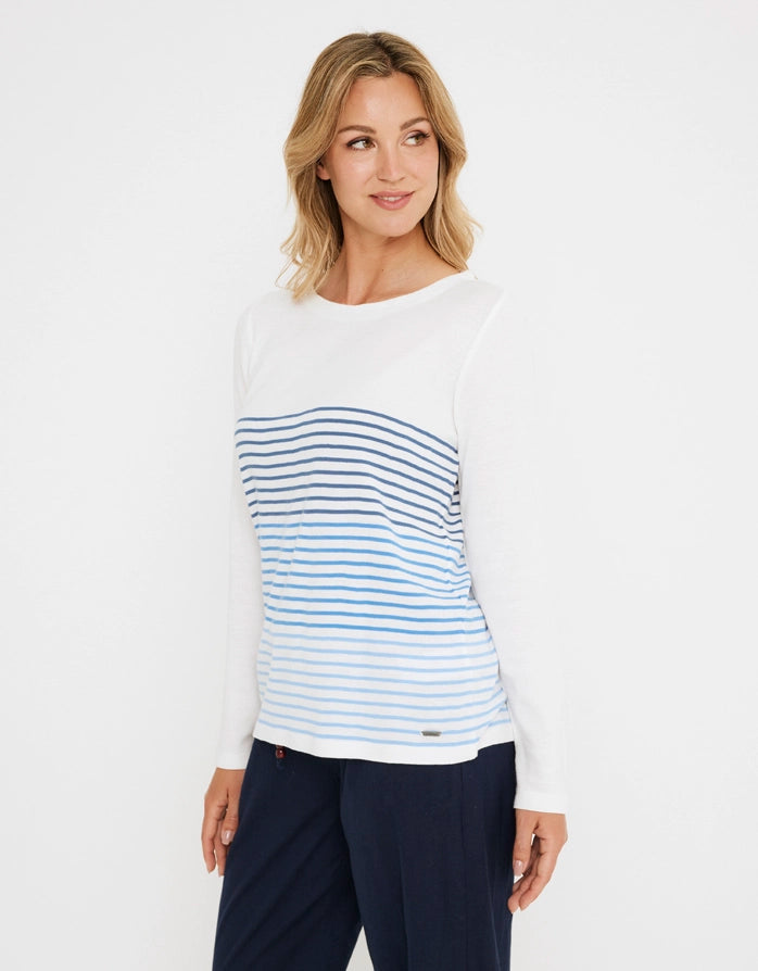 Camiseta Manga Larga Azul - Ryana