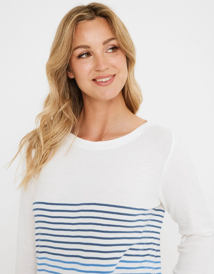 Camiseta Manga Larga Azul - Ryana