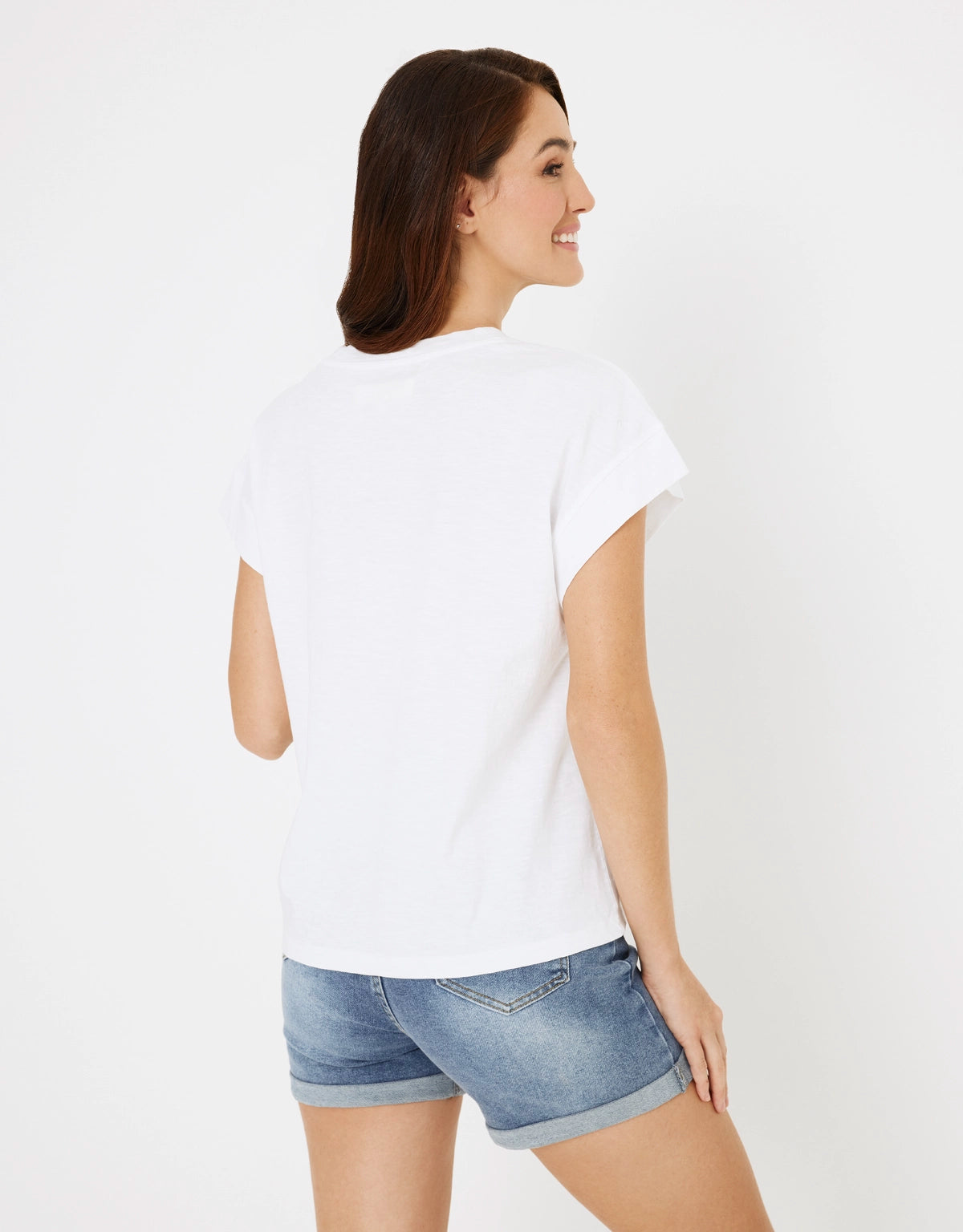 Camiseta Manga Corta Blanco - Naliaca 3