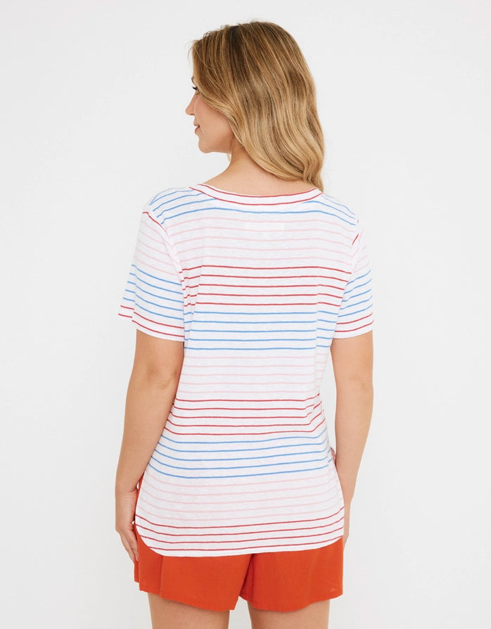 Camiseta Manga Corta Azul - Lotta