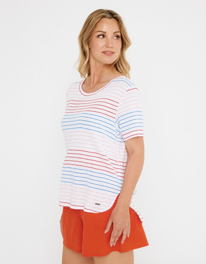 Camiseta Manga Corta Azul - Lotta