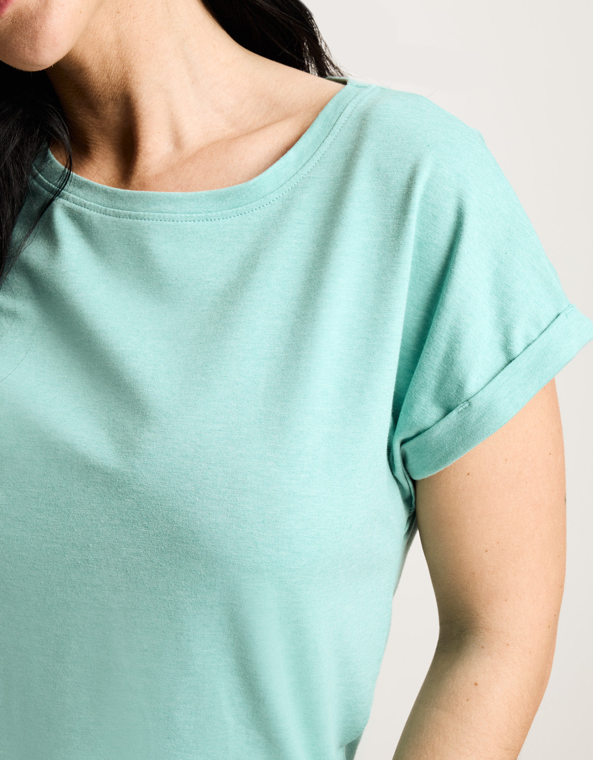 Camiseta Manga Corta Turquesa - Luma 4