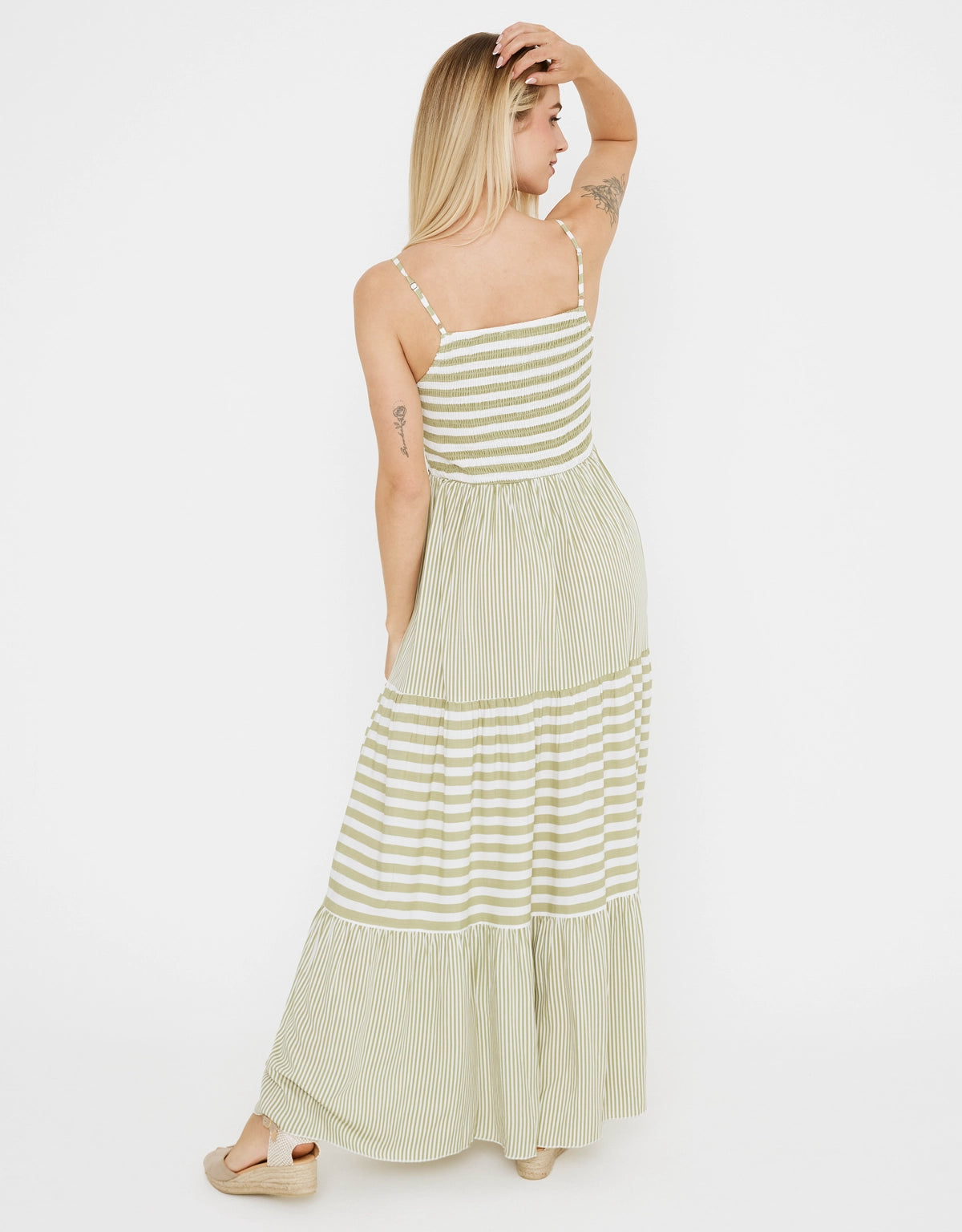 Vestido Largo Rayas - Goljil