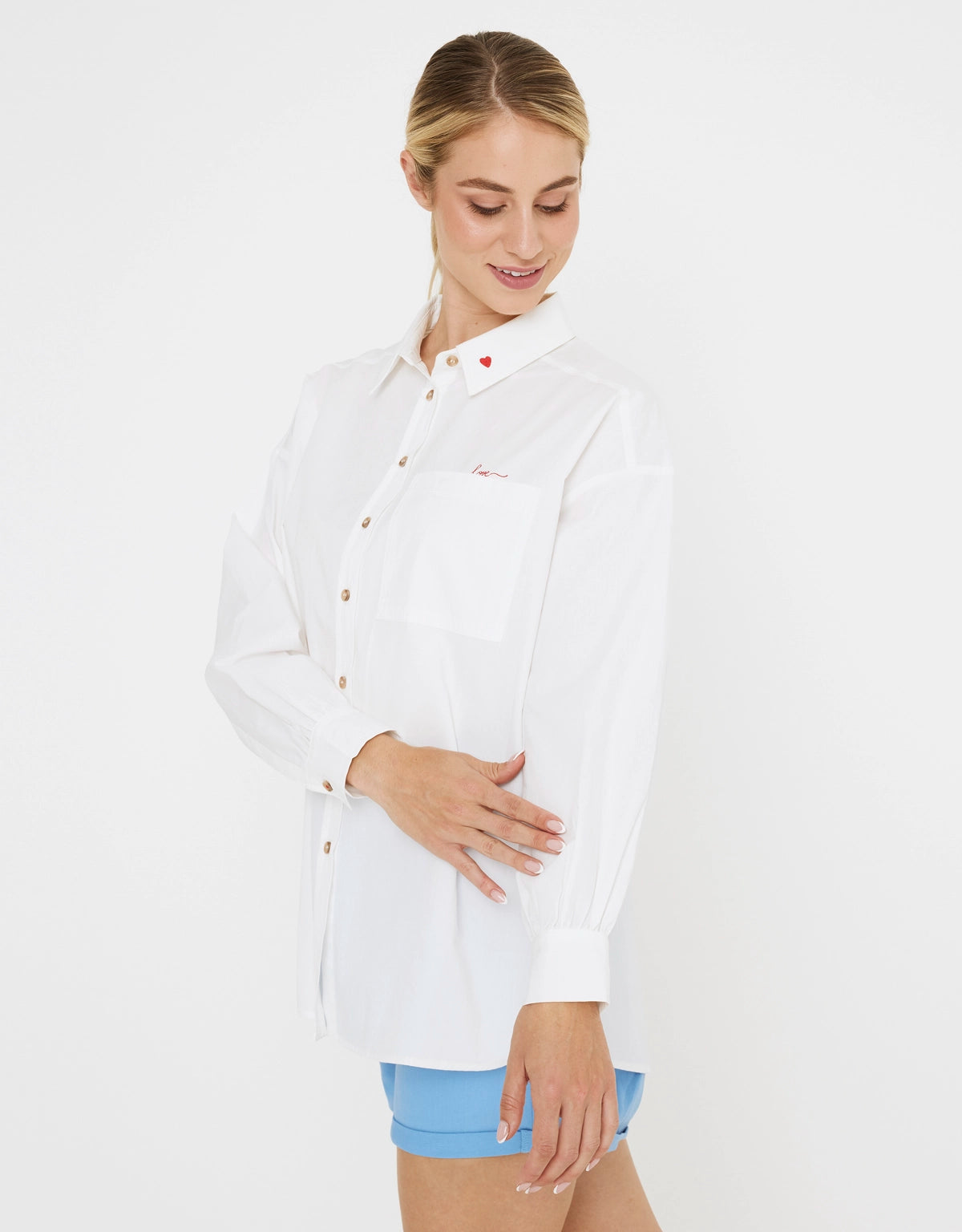 Camisa manga larga bordada - Leialiss 3