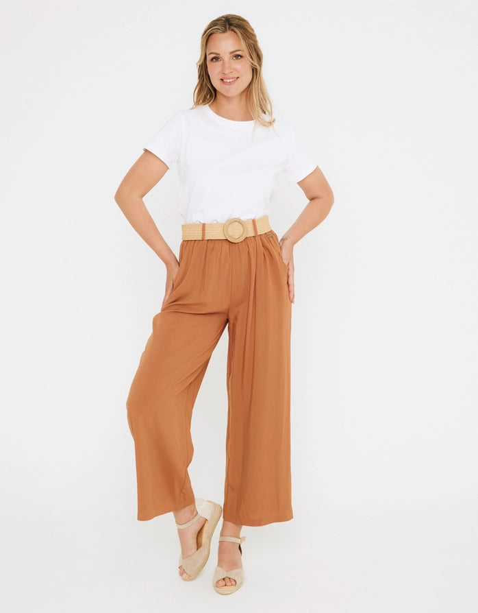 Pantalón Largo con Cinturón - Terdam