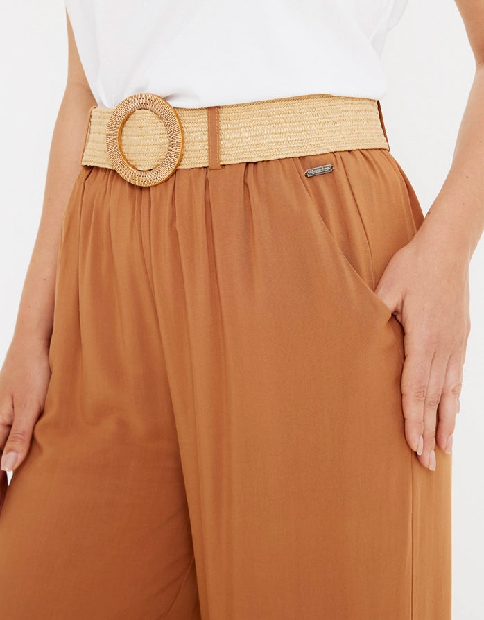 Pantalón Largo con Cinturón - Terdam